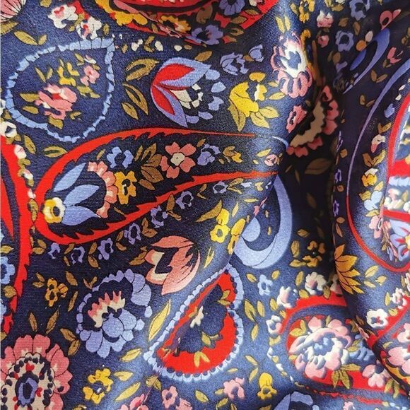 Spring Flowers Mulberry Silk Neck Scarf